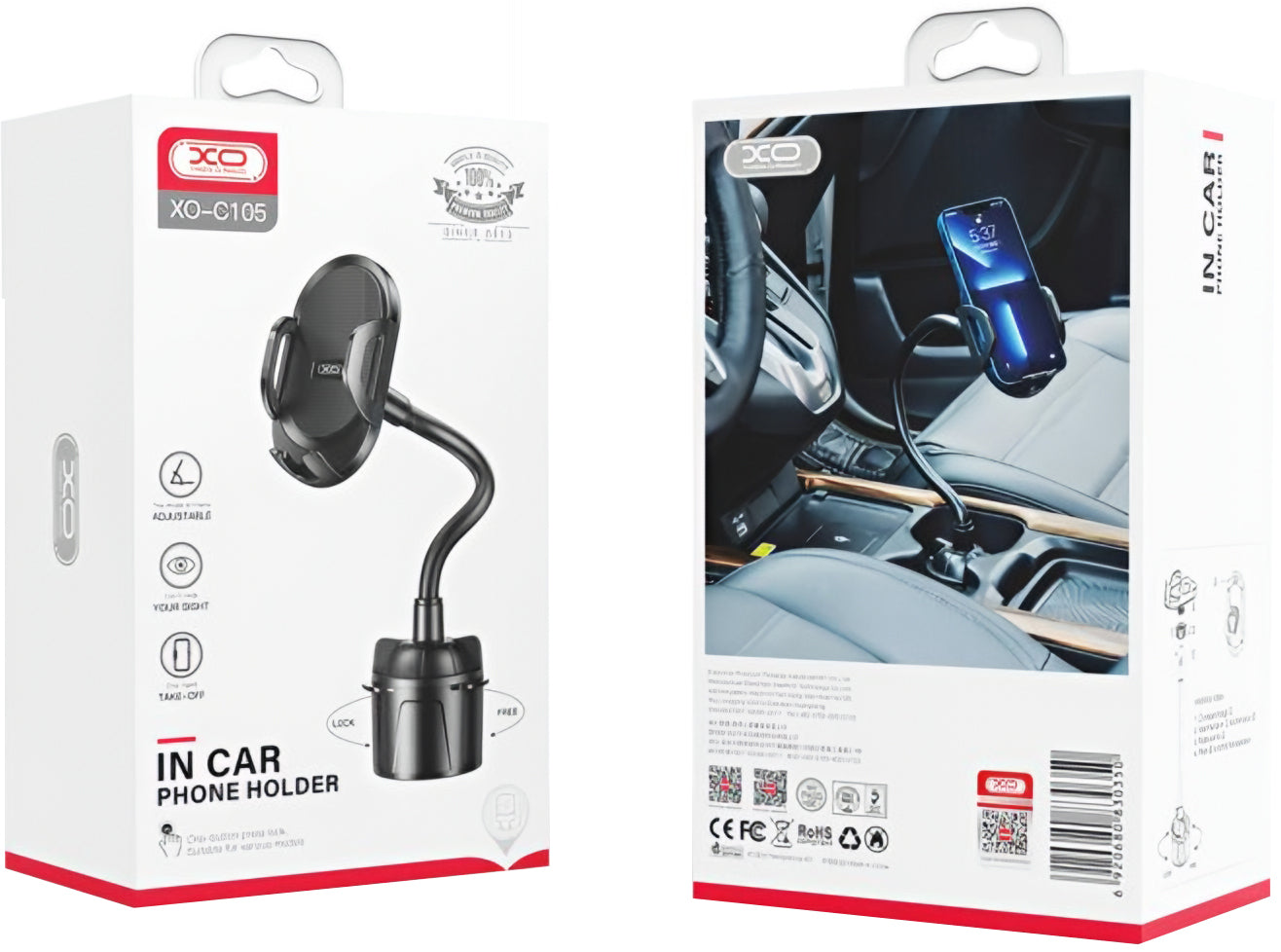 Suport Auto XO Design C105, Universal, Negru