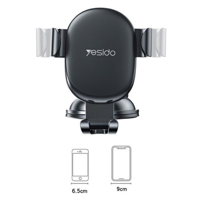 Suport Auto Yesido C120, 4inch - 6.5inch, Negru