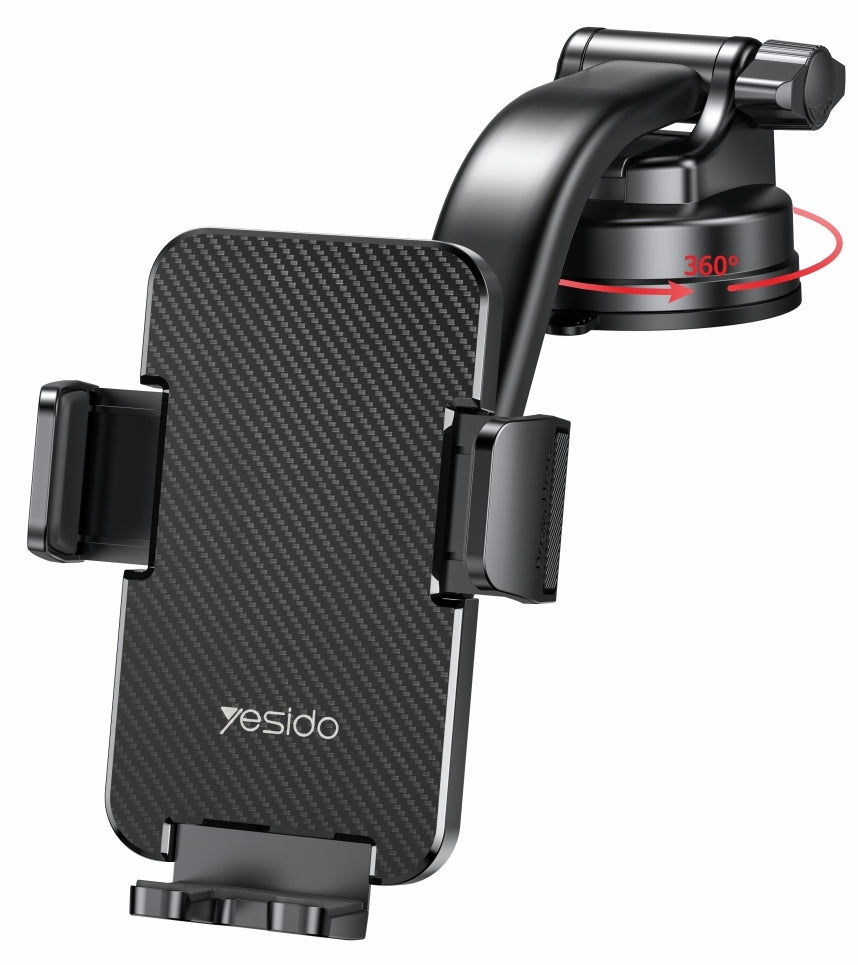 Suport Auto Yesido C172, 4inch - 7inch, Negru