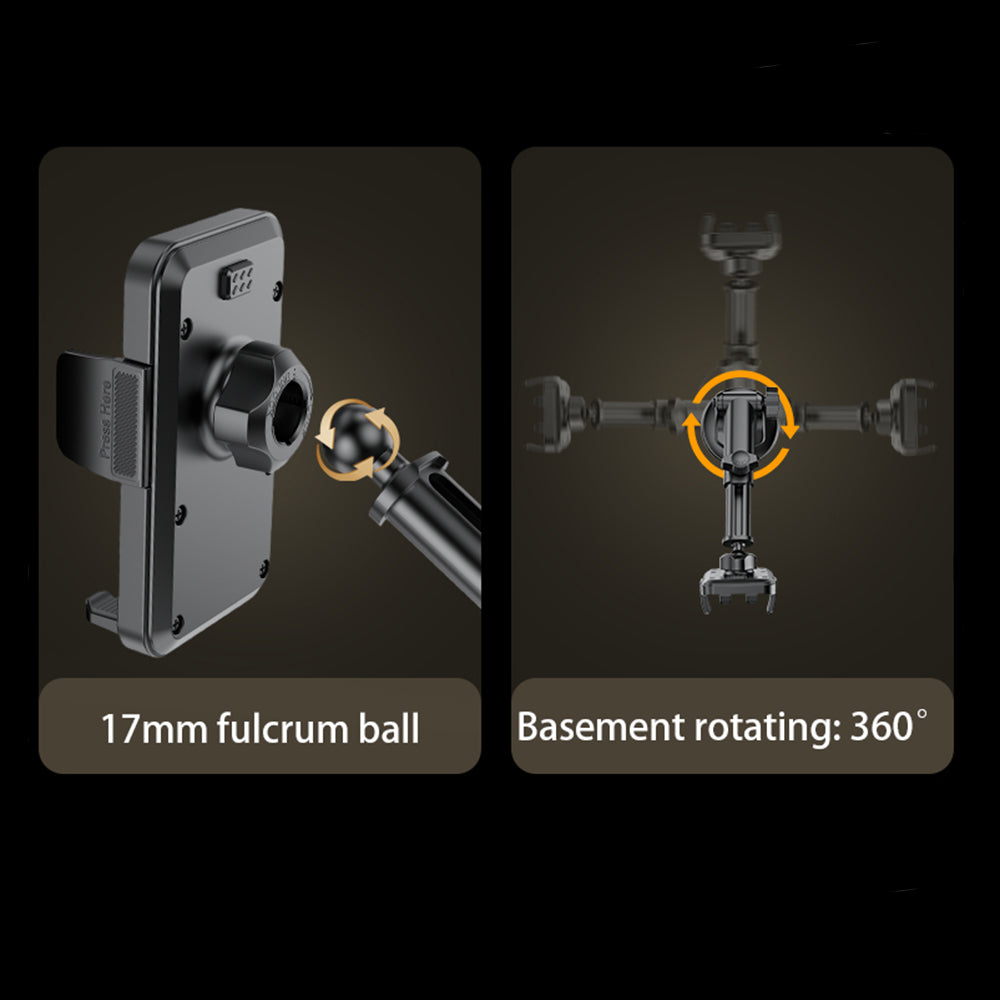 Suport Auto Yesido C173, 4.7inch - 7.2inch, Negru