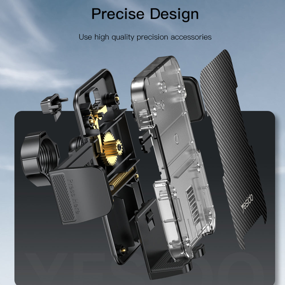 Suport Auto Yesido C173, 4.7inch - 7.2inch, Negru