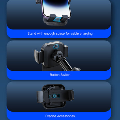 Suport Auto Yesido C174, 4inch - 6.7inch, Negru