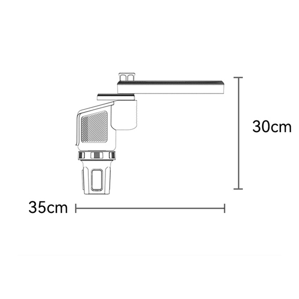Suport Pahar Yesido C180 3in1, Negru