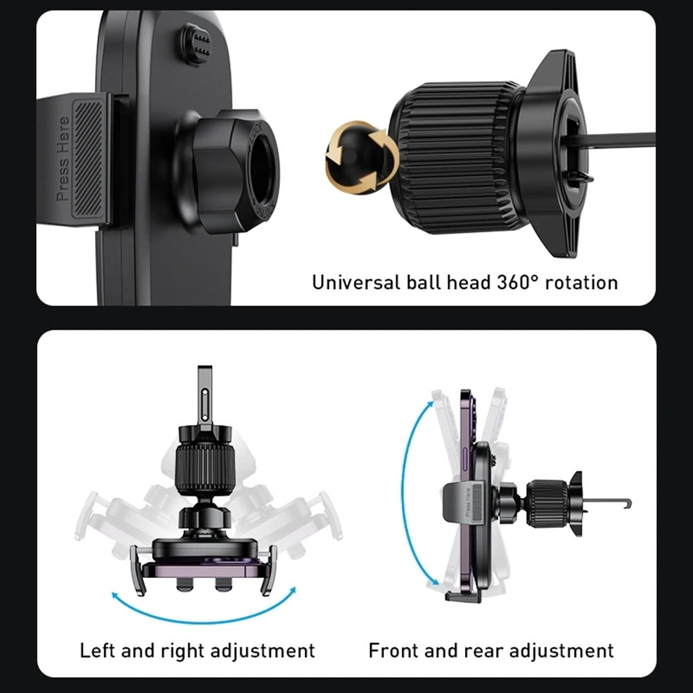 Suport Auto Yesido C241, 4.7inch - 7.2inch, Negru