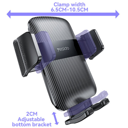 Suport Auto Yesido C251, 4.8inch - 7.2inch, Negru