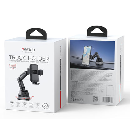 Suport Auto Yesido C275, 4.7inch - 7.2inch, Negru