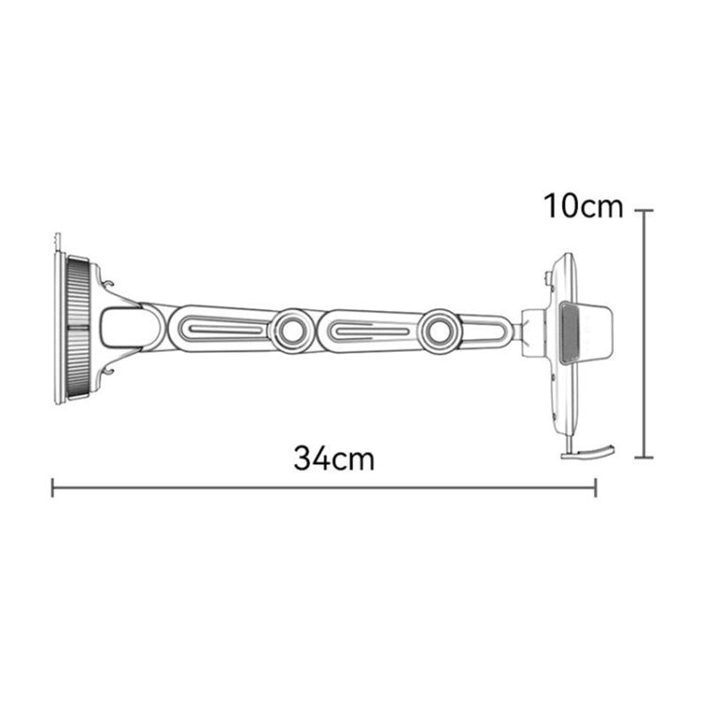 Suport Auto Yesido C275, 4.7inch - 7.2inch, Negru