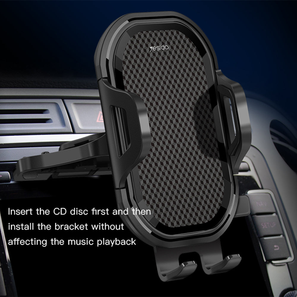 Suport Auto Yesido C84, 4.7inch - 7.4inch, Negru