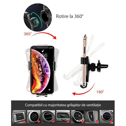 Suport Auto Yesido C87, Universal, Negru