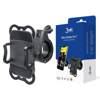 Suport Bicicleta 3MK Holder Pro, Universal, Negru
