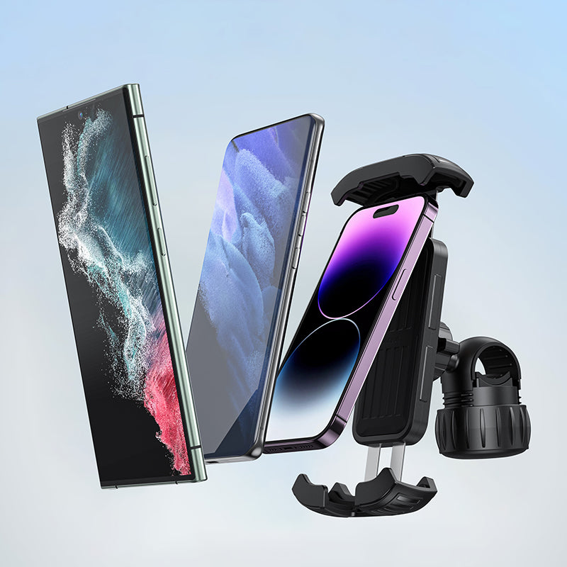 Suport Bicicleta Baseus QuickGo, 4.6inch - 6.8inch, Negru C40561500113-00