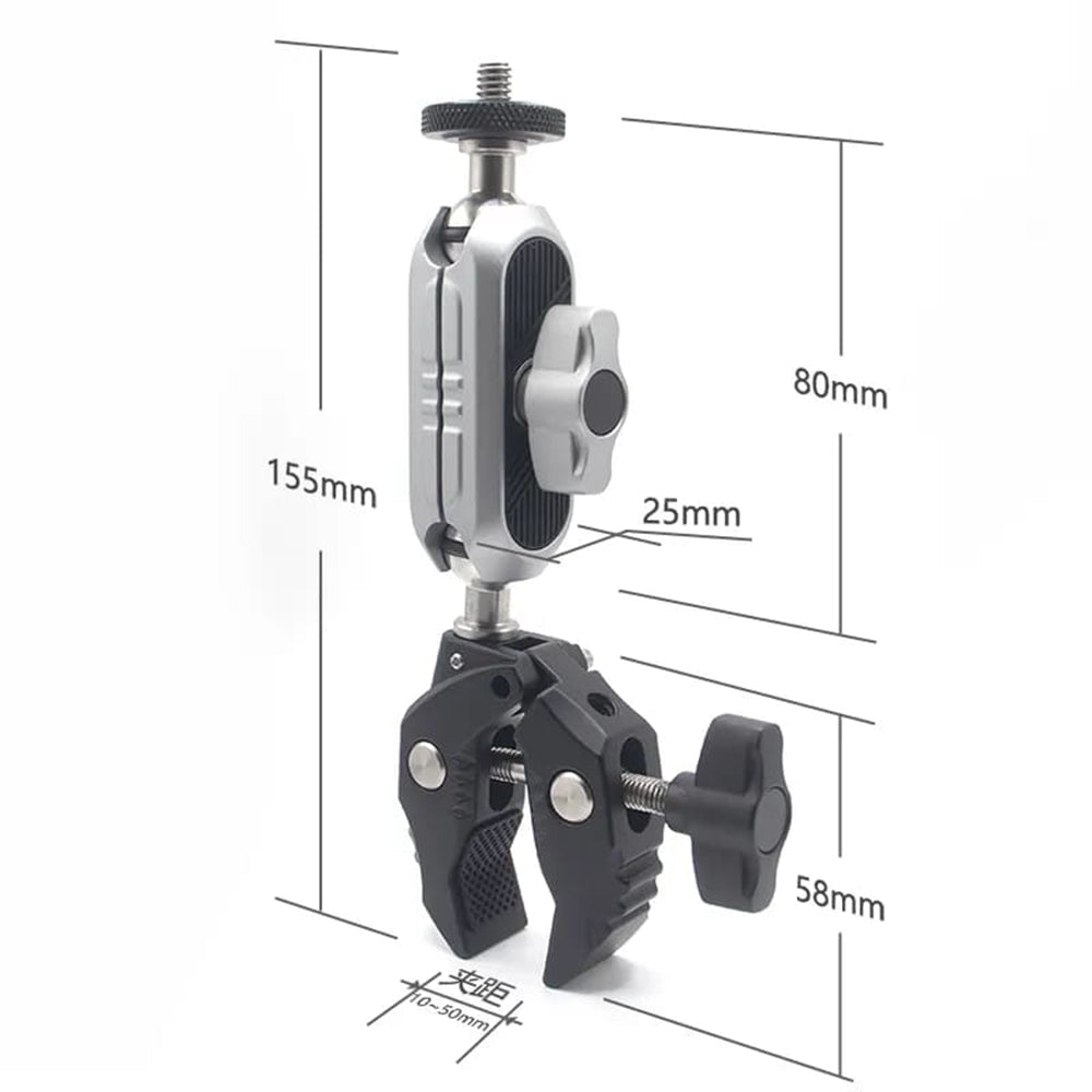 Suport Bicicleta Camera Sport Techsuit JX-006 pentru GoPro, Negru