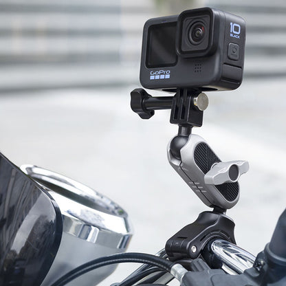 Suport Bicicleta Camera Sport Techsuit JX-008 pentru GoPro, Gri