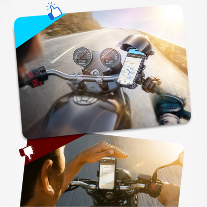 Suport Bicicleta Motocicleta cu Parasolar Joyroom JR-ZS526, 4.7inch - 7inch, Negru