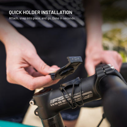 Suport Bicicleta Fixed pentru Garmin Watch 22mm / Edge Computer, Negru