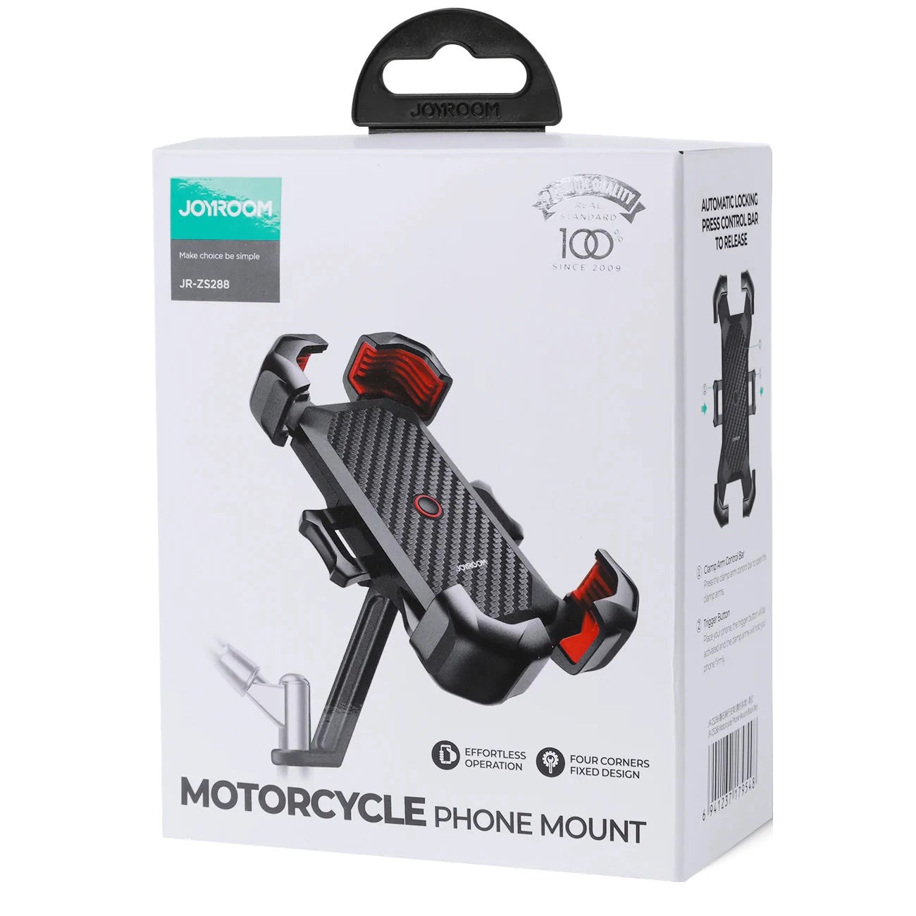 Suport Bicicleta Joyroom JR-ZS288-m, 4.7inch - 7inch, Negru