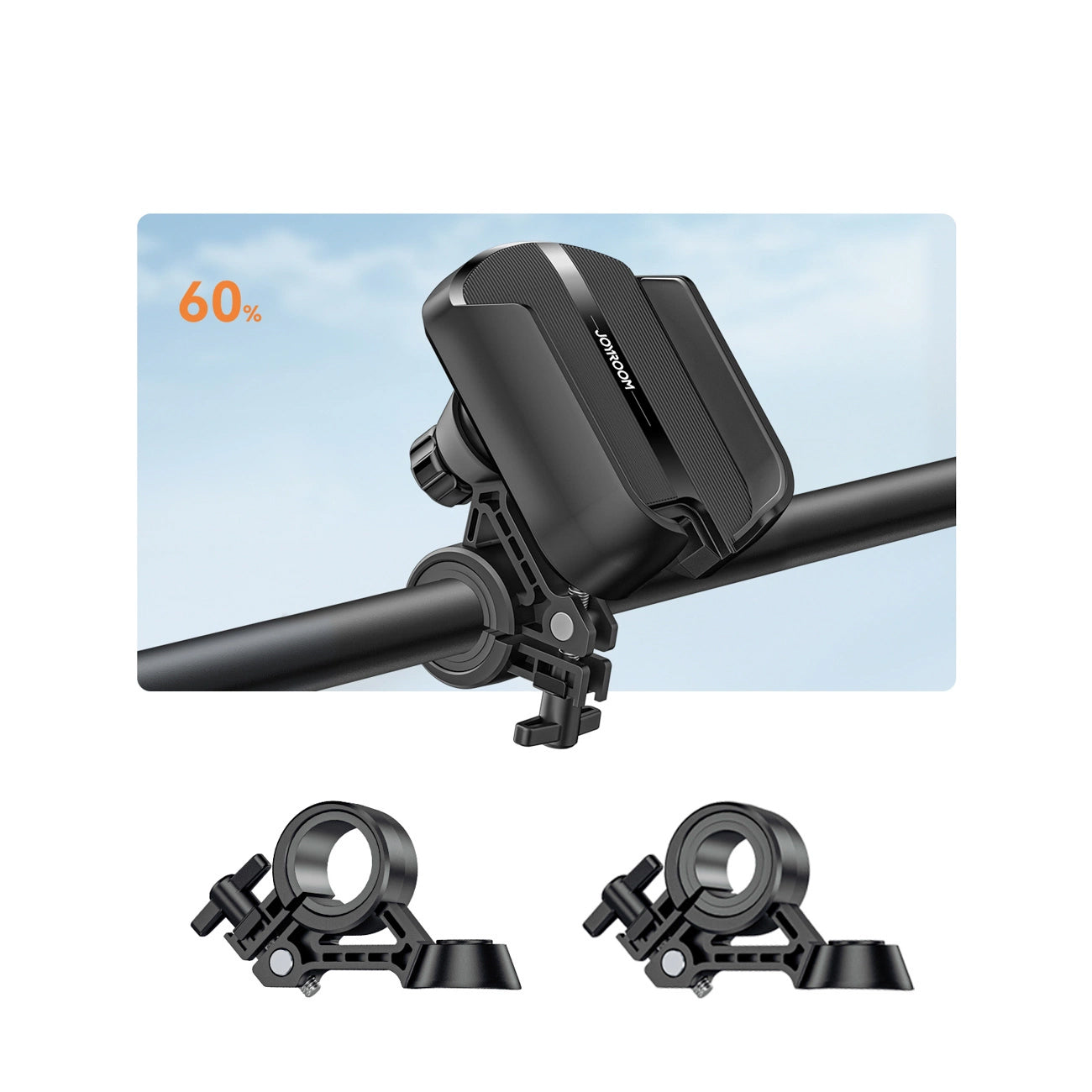 Suport Bicicleta Joyroom JR-ZS431, 4.7inch - 7inch, Negru