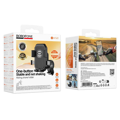 Suport Bicicleta Motocicleta Borofone BH141 Camino, 6inch - 7inch, Negru