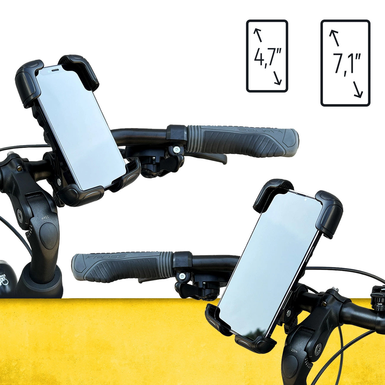 Suport Bicicleta Motocicleta WZK WBHBK6, Universal, Negru