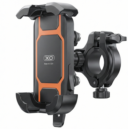 Suport Bicicleta Motocicleta XO Design C201, 4.5inch - 7inch, Negru Portocaliu