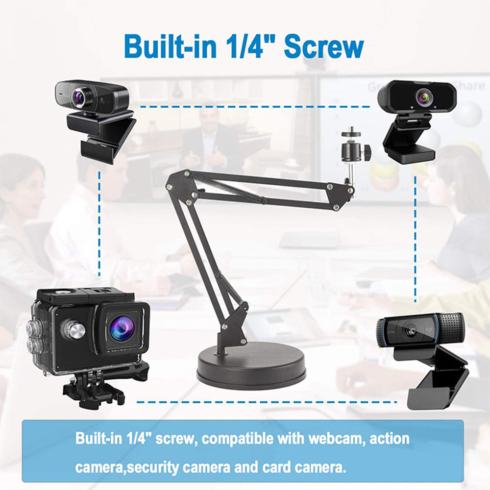 Suport Birou 1/4inch Techsuit GT6 pentru Camera / Microfon, Negru