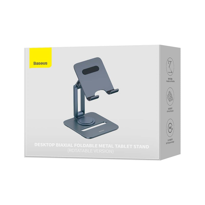 Suport Birou Baseus Biaxial pentru Telefon / Tableta, Universal, Gri Inchis B10431801811-00