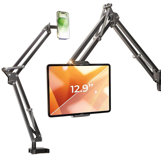 Suport Birou Lisen pentru Telefon / Tableta, 4.7inch - 12.9inch, Negru YL0223060007