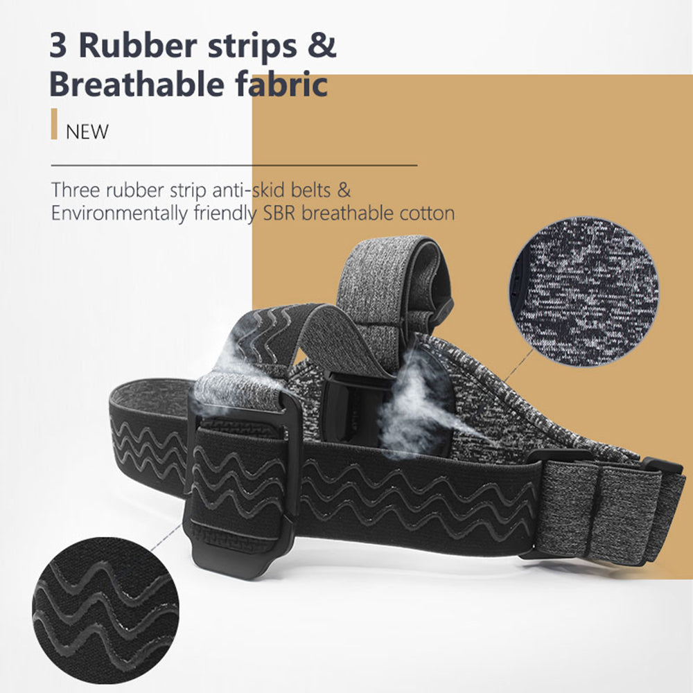 Suport Cap Camera Sport Techsuit JX-003 pentru GoPro Series, Gri