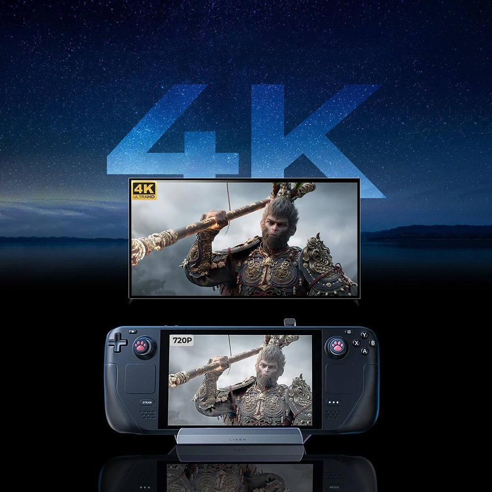 Hub Suport cu Cooler Lisen S1 pentru Consola ROG / Lenovo / Razer / Aya / Logitech / Onexplayer Series, Negru  YL0423110005