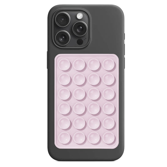 Suport cu Ventuze Techsuit SL-PAD, Roz Pastel