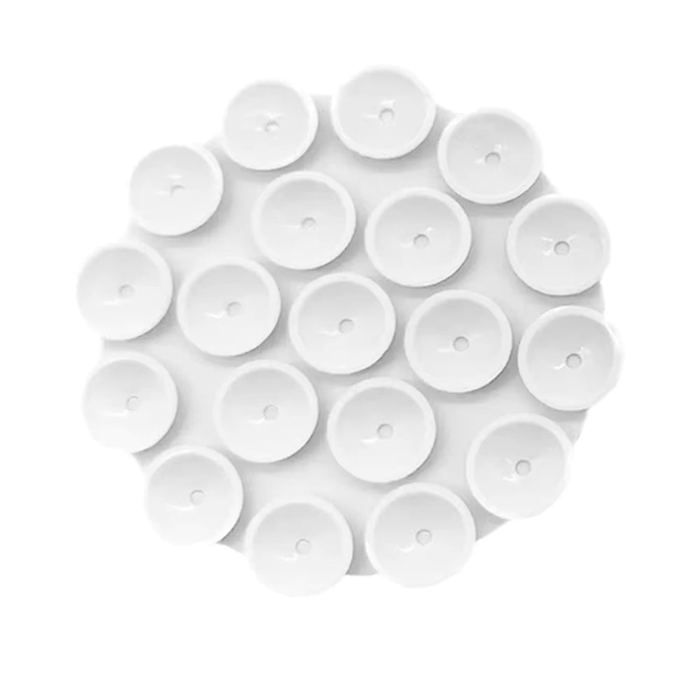 Suport cu Ventuze Techsuit SW-CUP, Alb