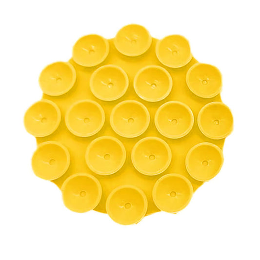 Suport cu Ventuze Techsuit SY-CUP, Galben