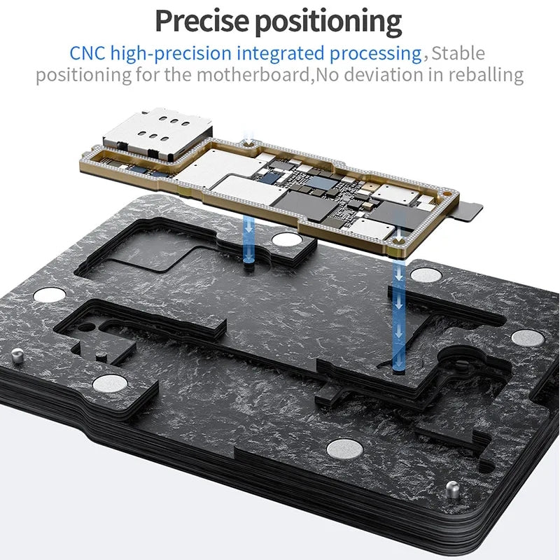 Suport de Lucru PCB QIANLI Magnetic pentru Apple iPhone 15 Series