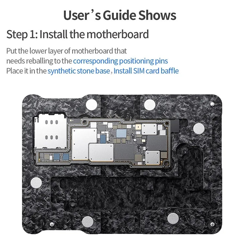 Suport de Lucru PCB QIANLI Magnetic pentru Apple iPhone 15 Series