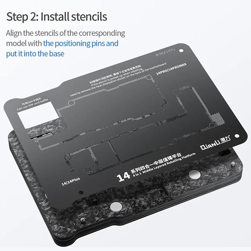 Suport de Lucru PCB QIANLI Magnetic pentru Apple iPhone 15 Series