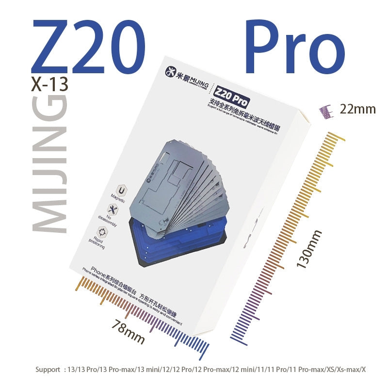 Suport de Lucru Reballing Mijing Z20 Pro pentru Apple iPhone X - 13 Pro Max Series