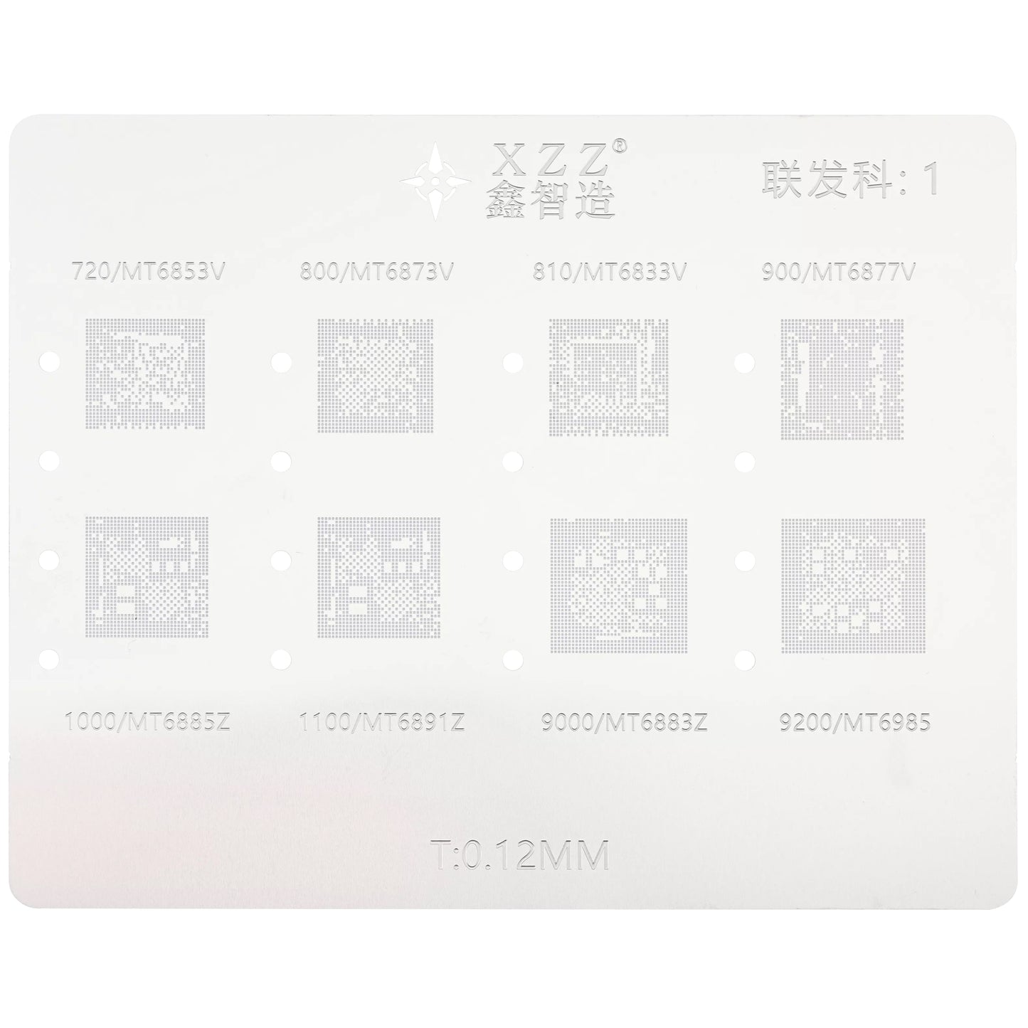 Suport de Lucru Reballing XZZ L23 pentru CPU Apple A8 - A16