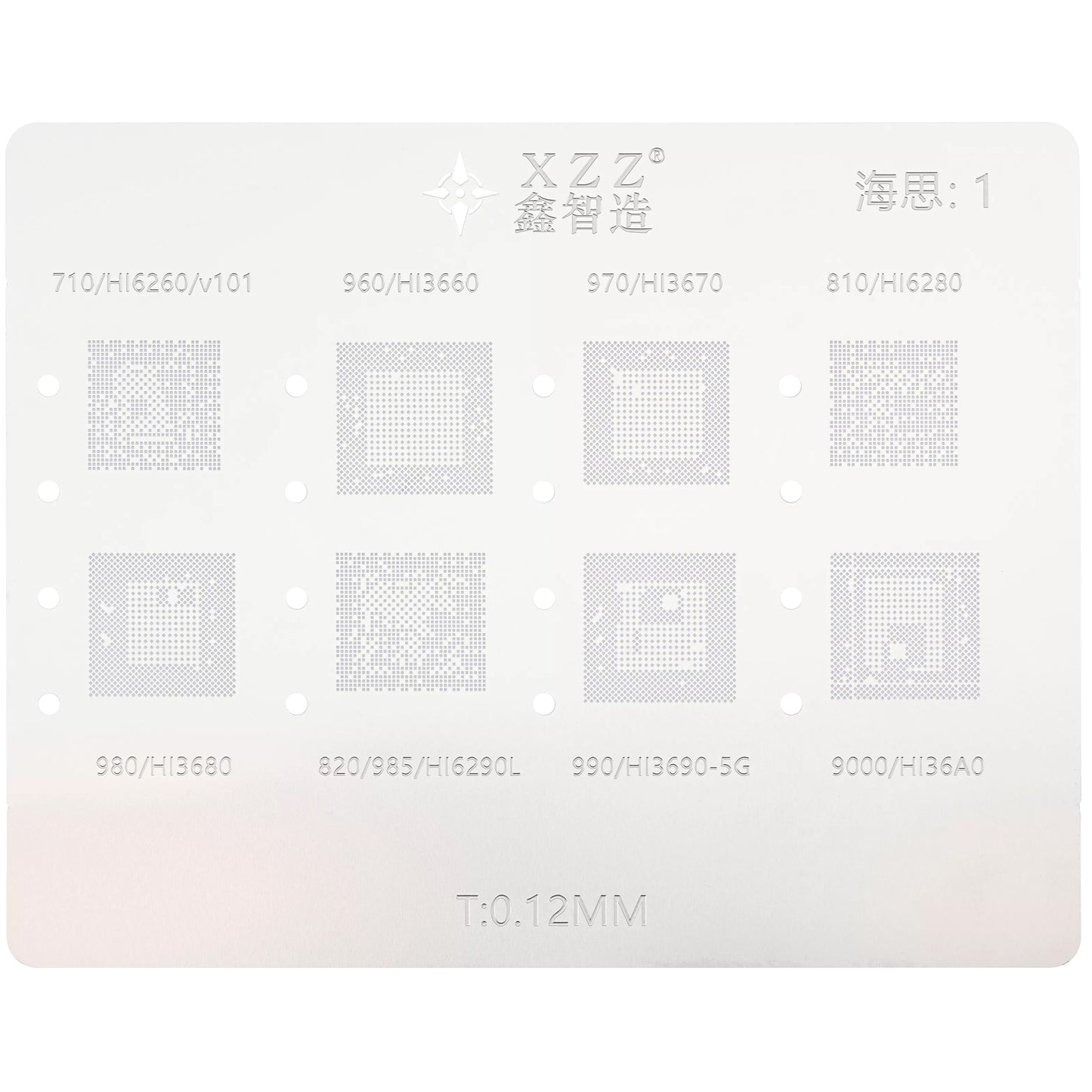 Suport de Lucru Reballing XZZ L23 pentru CPU Apple A8 - A16
