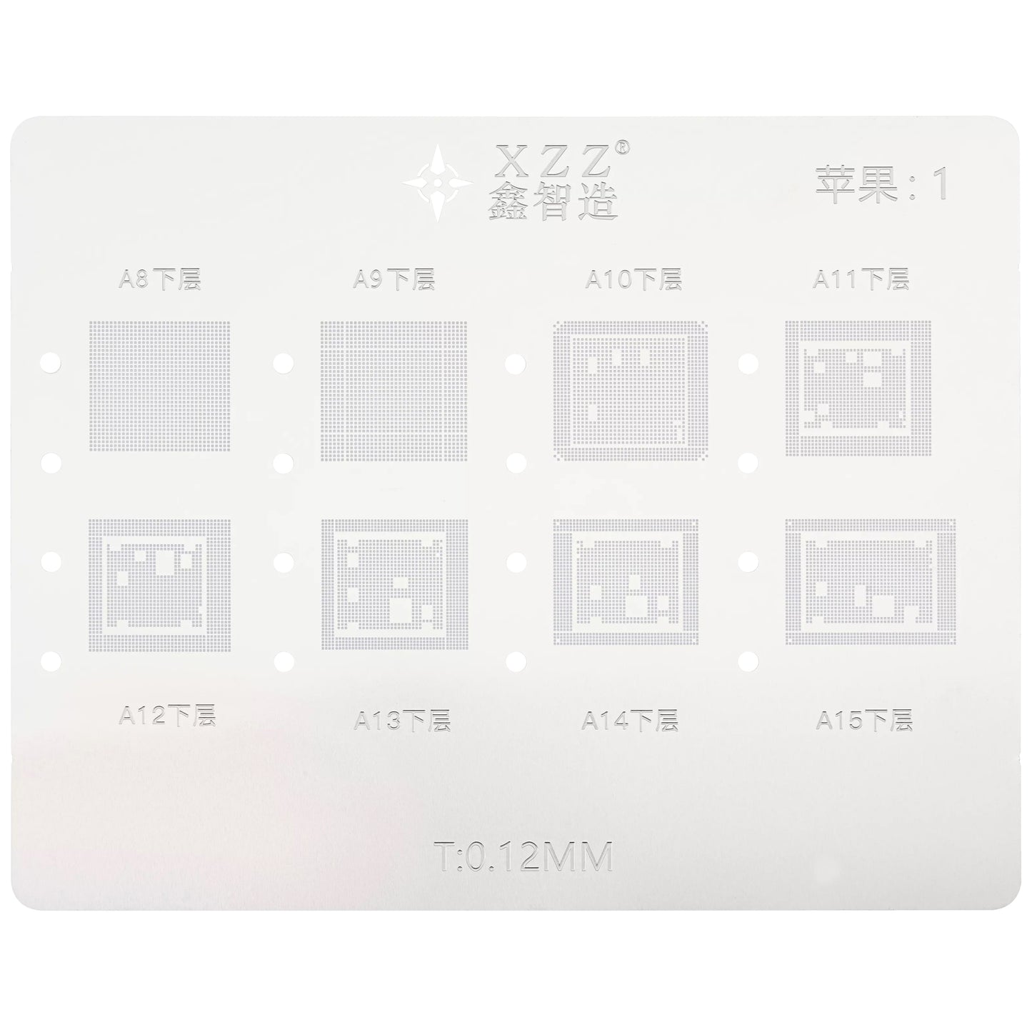Suport de Lucru Reballing XZZ L23 pentru CPU Apple A8 - A16