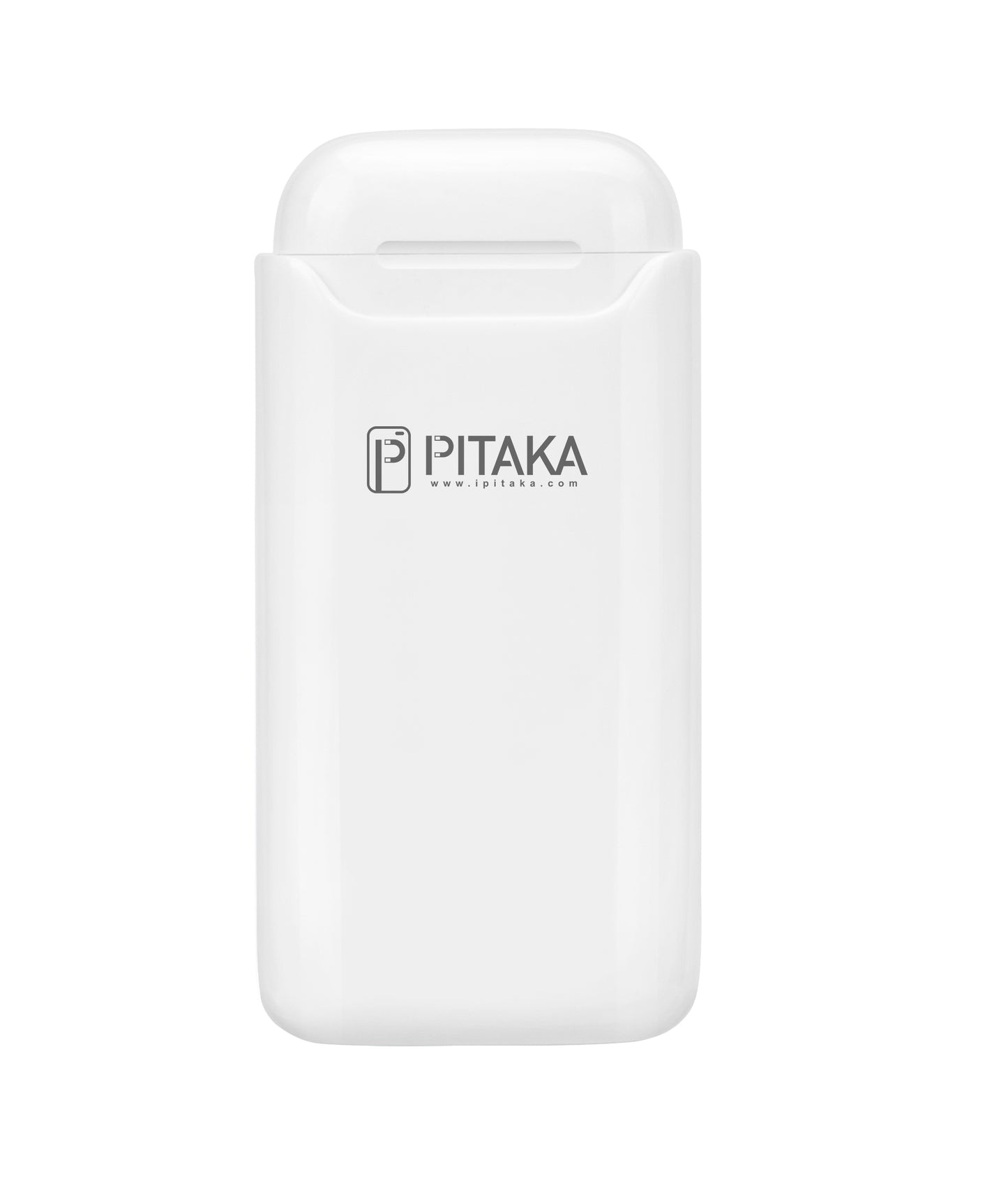 Baterie Externa Wireless Pitaka Air Pal Essential pentru Apple Airpods Gen 1 / Gen 2, 1200mAh, 5W, Alba AP1002