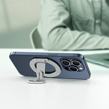 Suport Inel Acefast E25, Universal, Argintiu