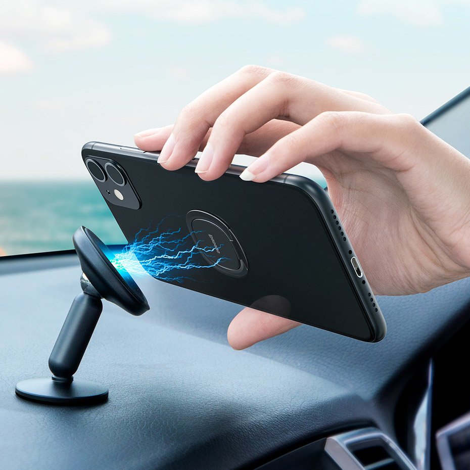 Suport Inel Baseus Invizible, Argintiu SUYB-0S