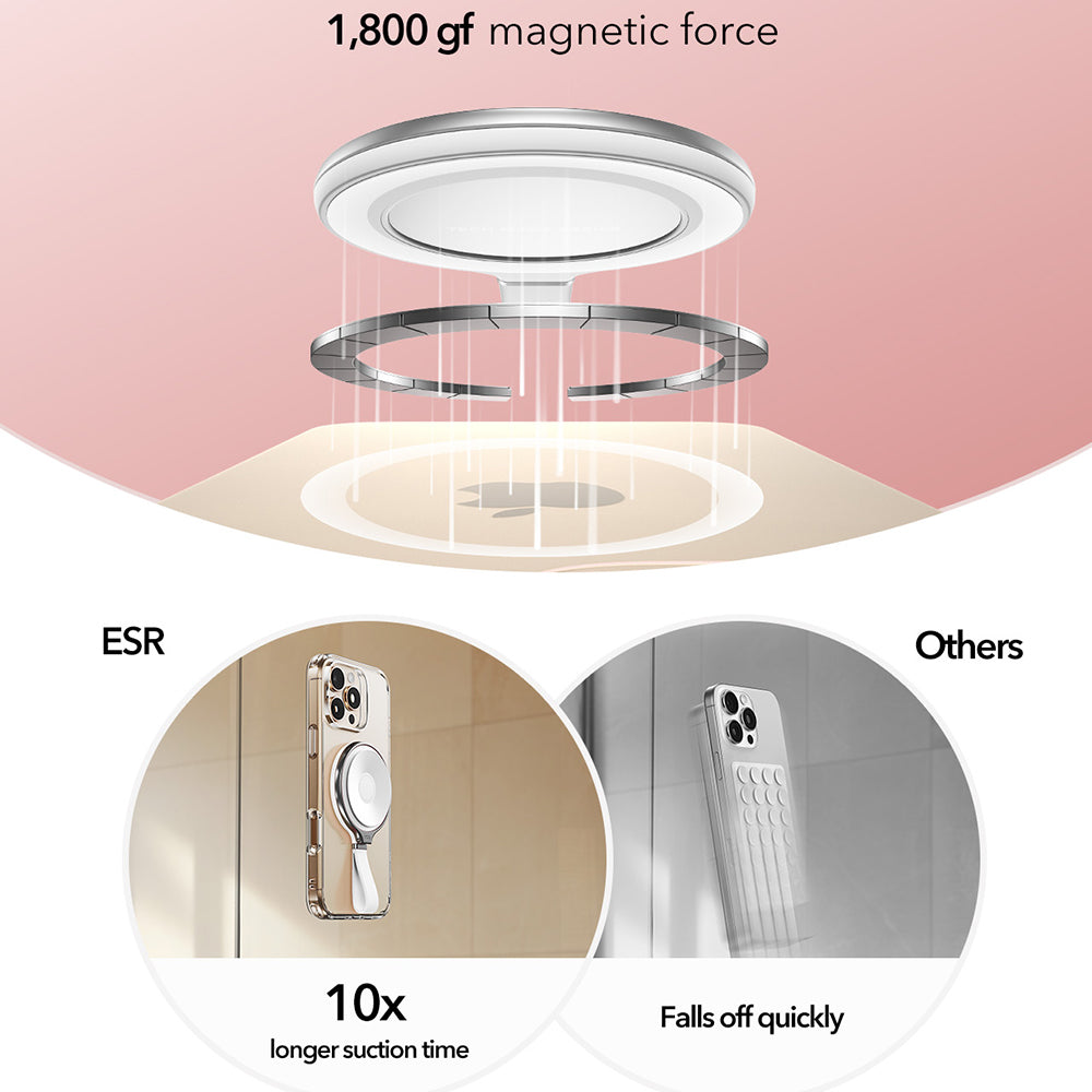 Suport Inel ESR HaloLock, Alb