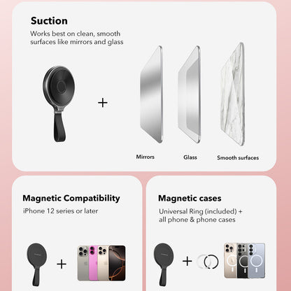 Suport Inel ESR HaloLock, Negru