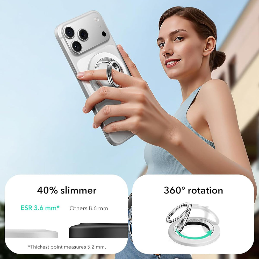 Suport Inel ESR HaloLock, Alb