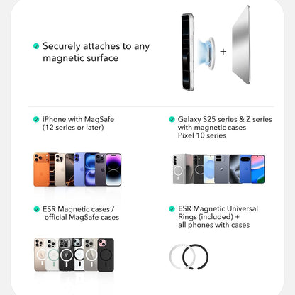 Suport Inel ESR HaloLock, Alb