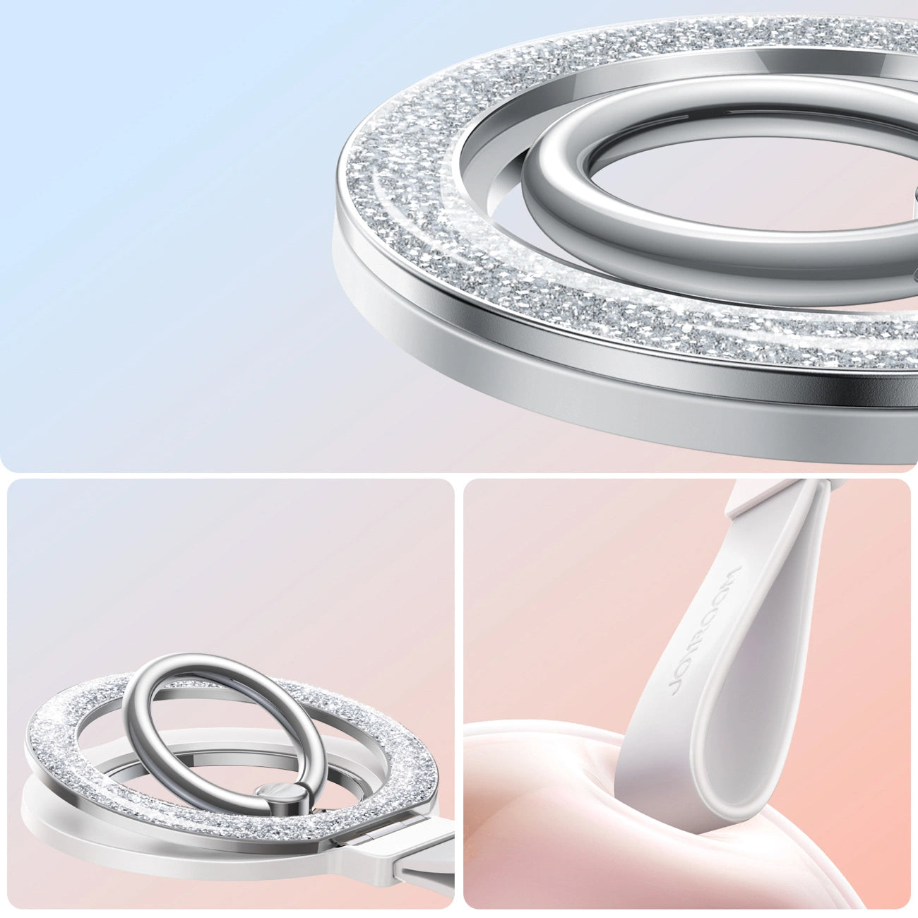 Suport Inel Joyroom JR-ZS425 Glitter, Universal, Alb