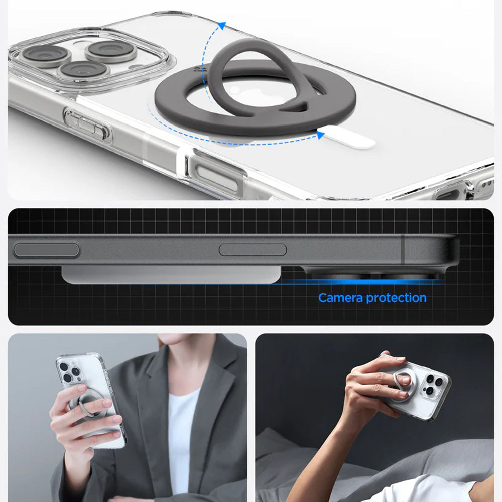 Suport Inel Spigen Dual Pop, Universal, Albastru AMP11368