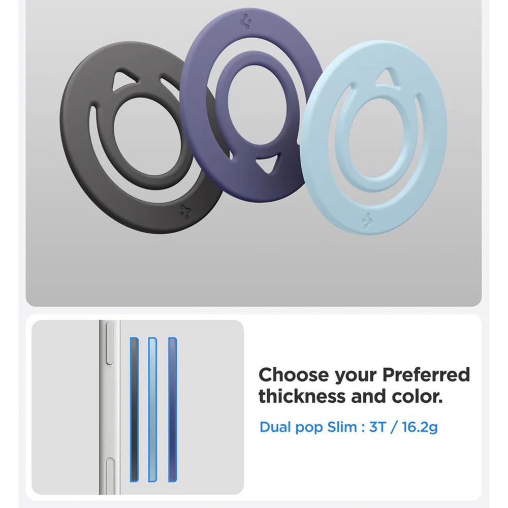 Suport Inel Spigen Dual Pop, Universal, Mov AMP11369