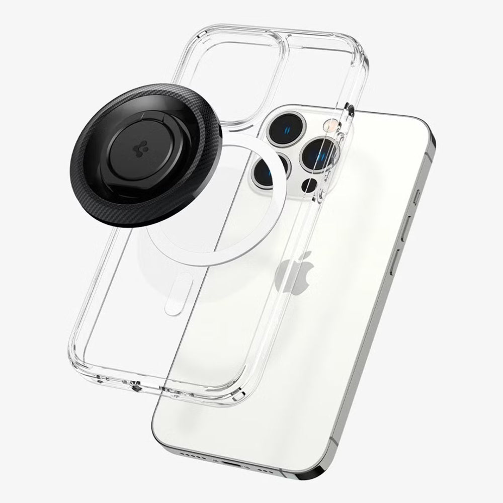 Suport Inel Spigen O-Mag OM100 Carbon, Universal, Negru AMP05505